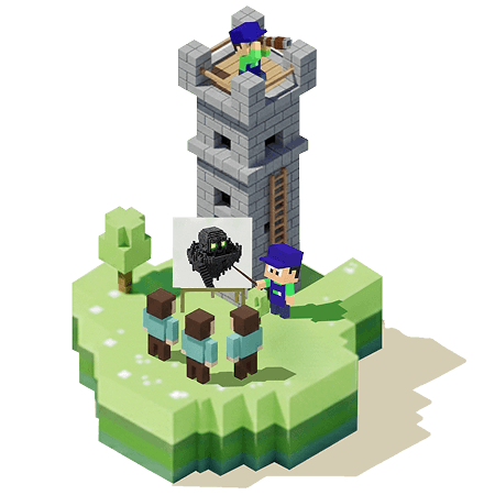 IT戦略チームのイラスト